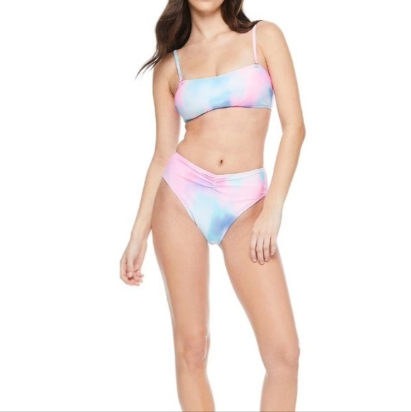 ❤️ No Boundaries Swim Bottoms Pink Tie Dye Bikini Bottoms Various Sizes NWT - Picture 8 of 8